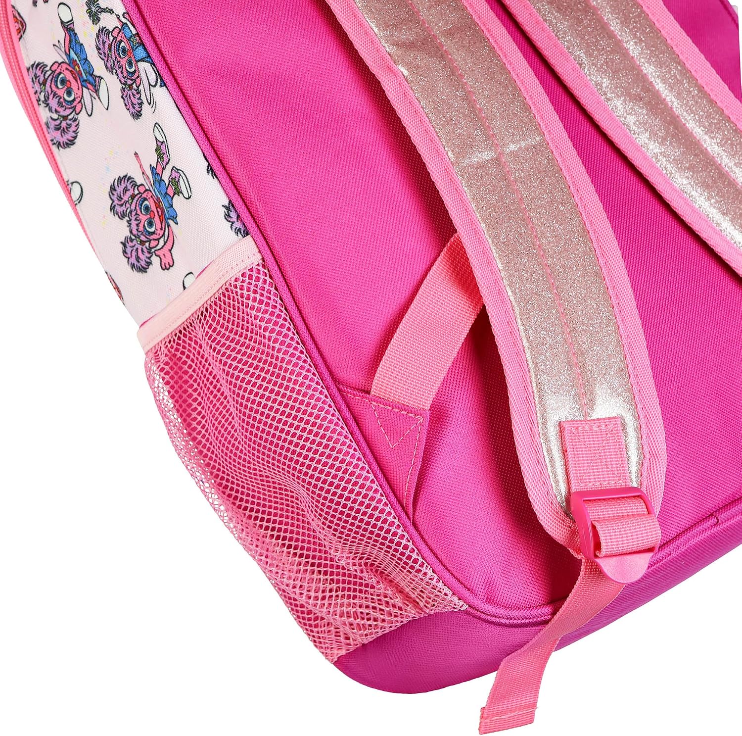 INTIMO Sesame Street Backpack 16" Abby Cadabby Kindness is Magical Book Bag with Adjustable Shoulder Straps