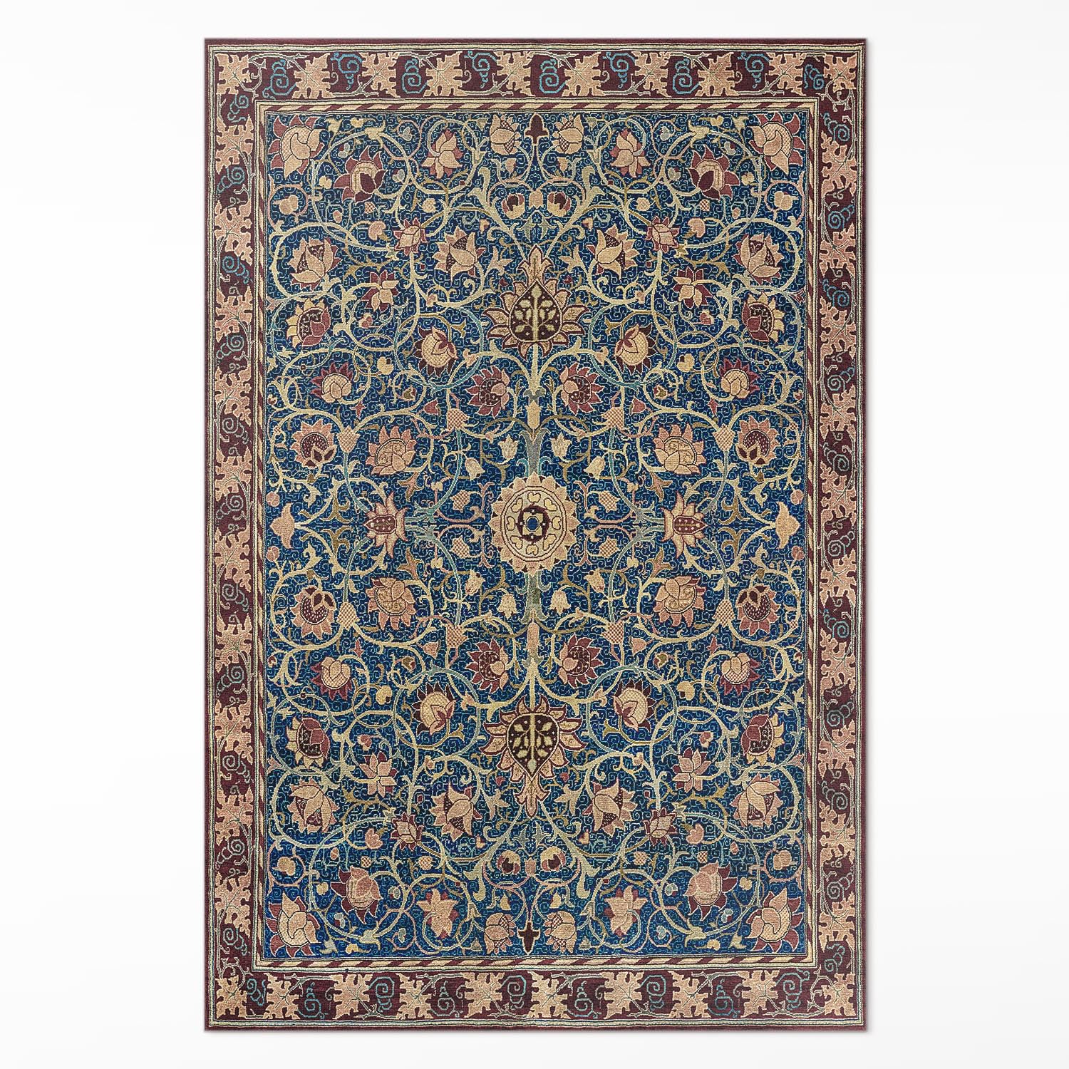 Tapis en vinyle 140x210 cm Floorart pour salon et cuisine design William Morris