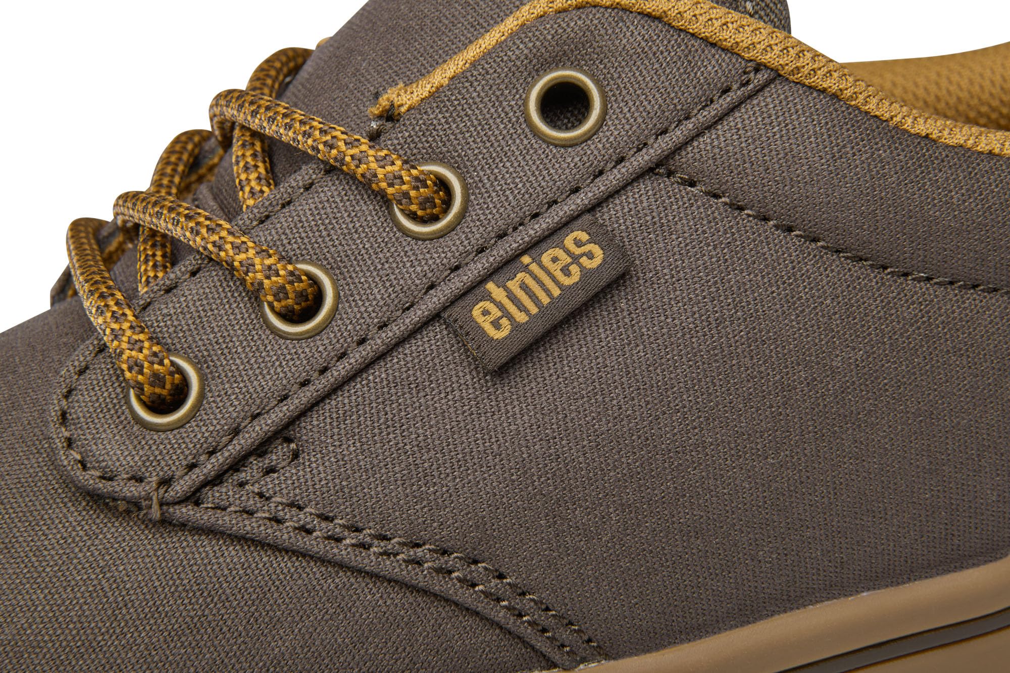 Etnies Jameson 2 Eco - Performance Skate, Construcción Reforzada, Confort Acolchado, Zapatillas Diarias - Brown/Beige/Gum - 45.5