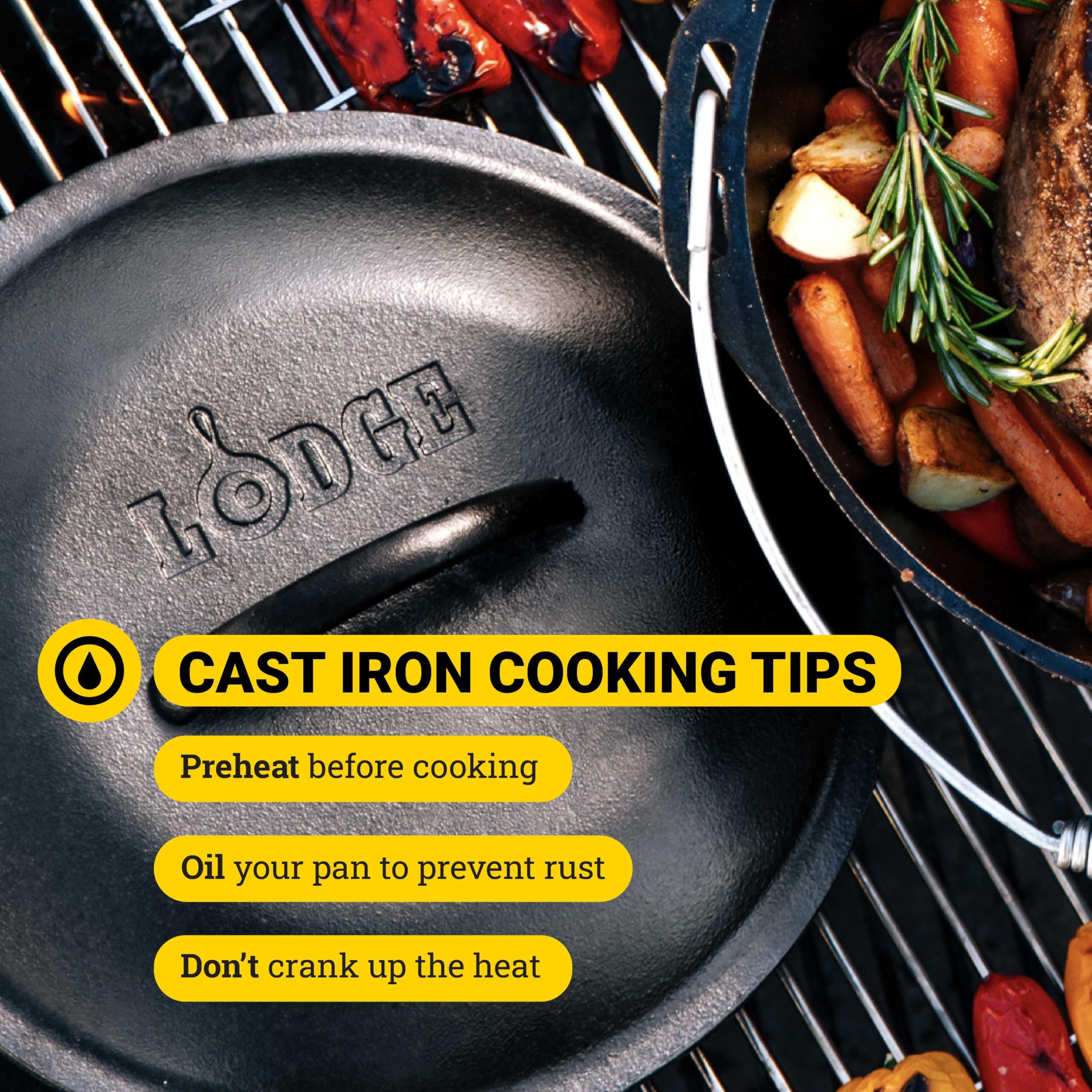 Amazon.co.jp: LODGE(ロッジ) ダッチオーブン L12DO3 13-1/4インチ