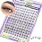 Mavphnee Natural Lash Clusters Wispy Eyelash Extensions C-Curly Lash Extension10-16MM Eyelash Clusters 132 Pcs Lash Individuals DIY at Home