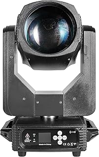 Boulder Pro Moving Head 295W Super Beam 14R Stage Light DJ Light 13 Gobos and 14 Colors DMX512 Control for Stage Disco Club Lighting Party