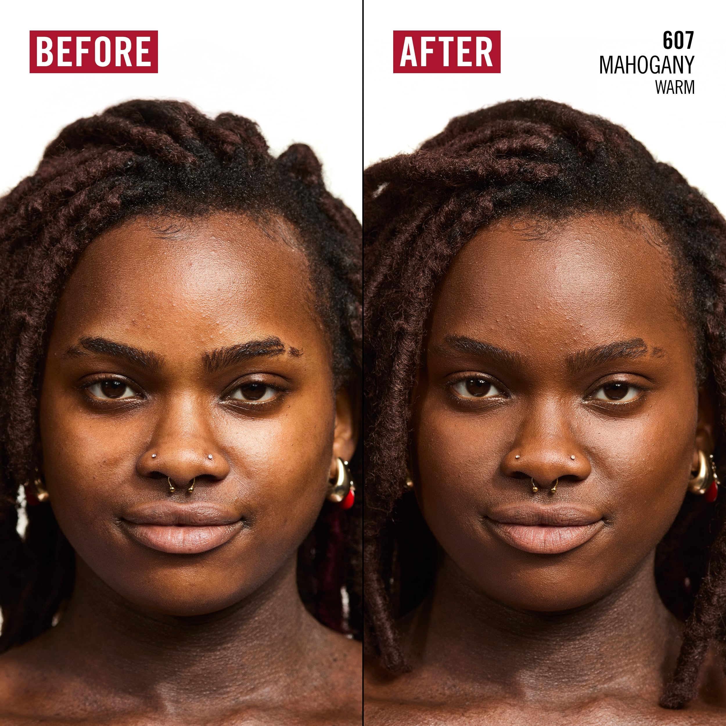 Rimmel Kind & Free, Blur It Out Mattifying Skin Tint, 607 Mahogany, Lightweight Matte Finish, Minimises Pores - Image 2
