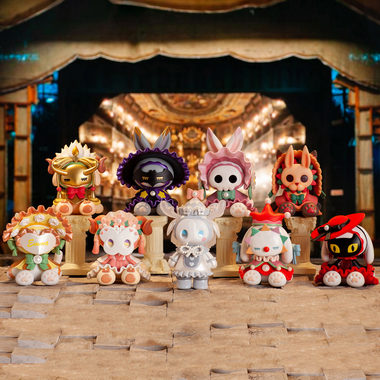 EMMAフィギュア　POPMART popmart Emma Secret Forest Masquerade Series blind box
