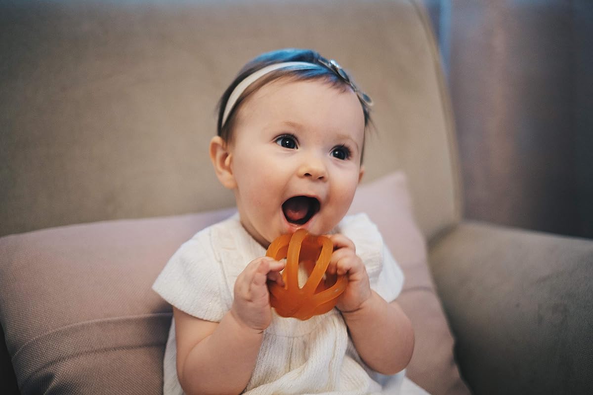 Natural Rubber Teether & Rattle Combo view 2