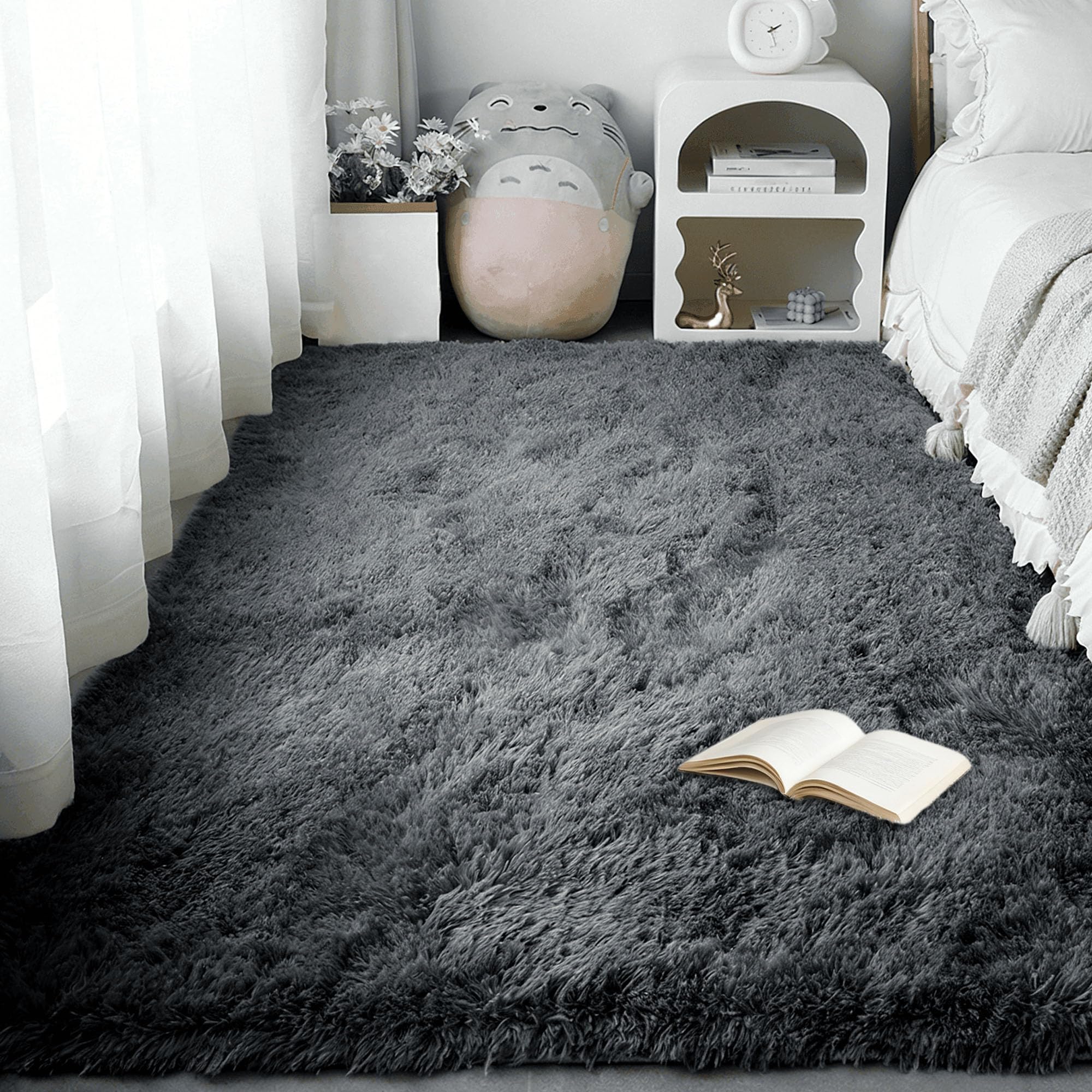 Tapis moelleux 340x340 pour transformer la chambre d'enfant en aire de jeux