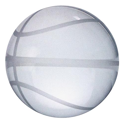 Amlong Crystal Crystal Basketball Paperweight 3 inch with Gift Box
