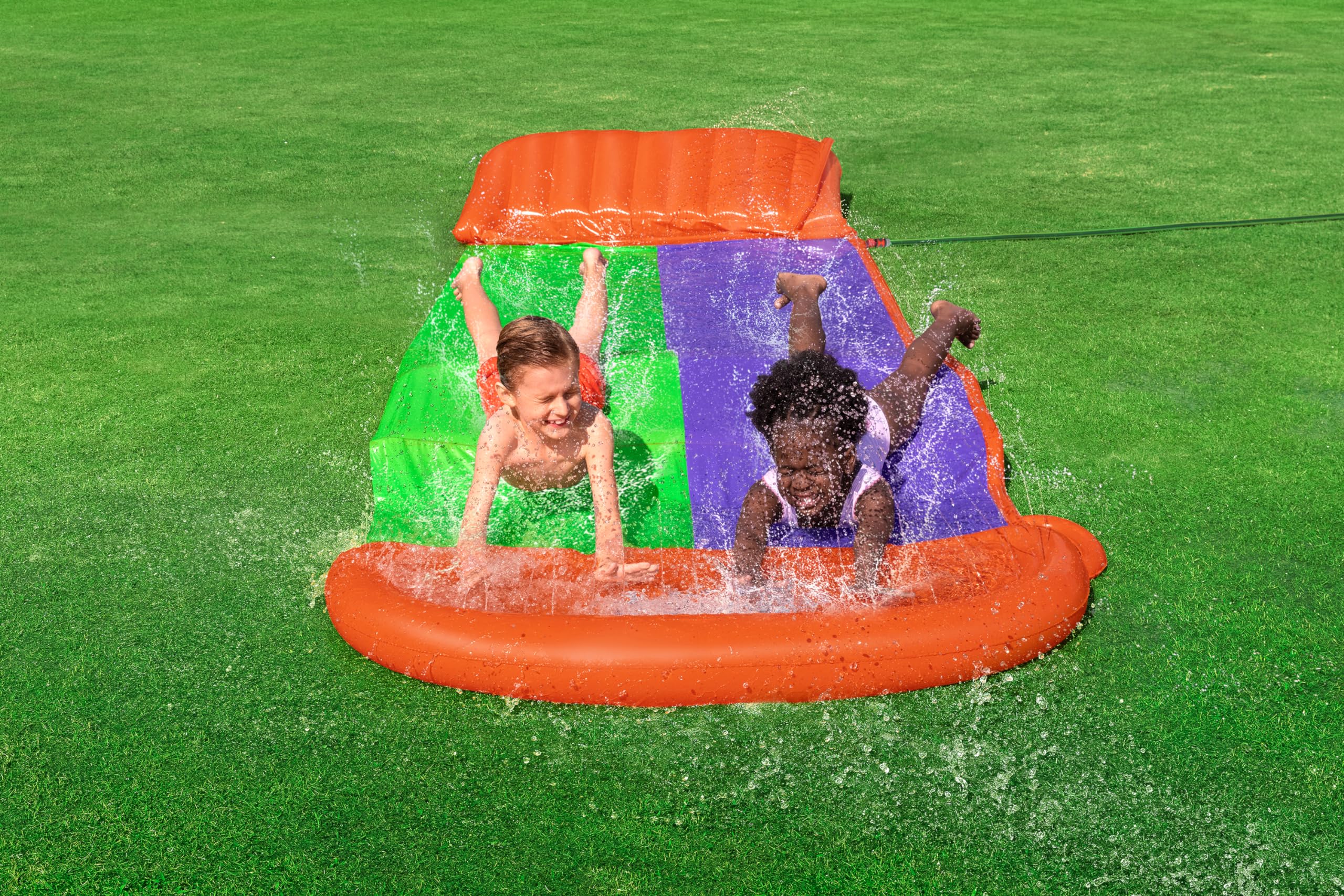 Bestway H2OGO! 2-Personen-Rutsche SplashCoaster 470 x 138 x 30,5 cm