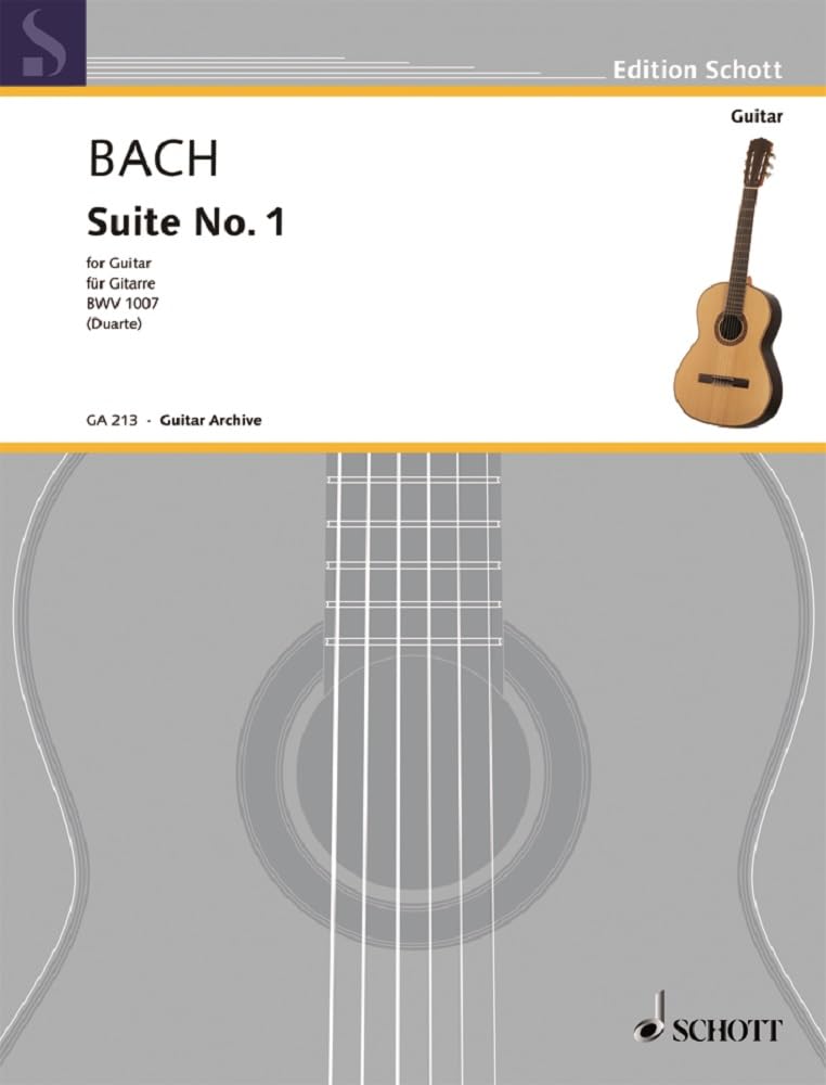 Cello-Suite No. 1, BWV 1007: Guitar Solo (Edition Schott)