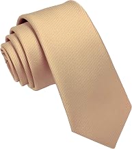 JEMYGINS Men's Slim Tie Solid Color 6cm