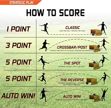 Classic Complete Game Set with 2 Goals, Ball and Carry Bag
