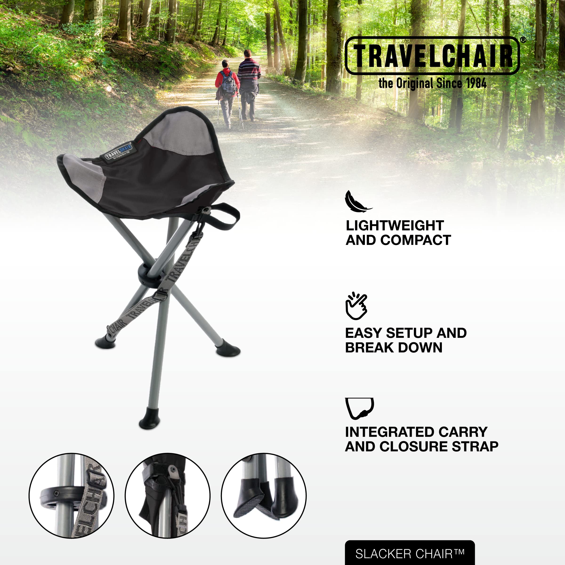 Lawn Chairs Folding TravelChair Slacker Tripod Stool Ultra