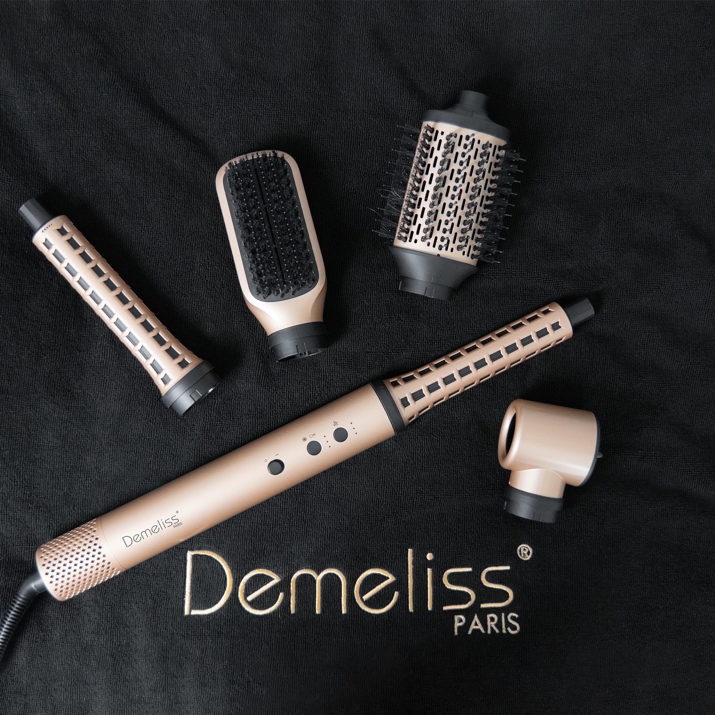 Demeliss – Cepillo Secador BLDC 4 en 1 – Peinado Multifunción