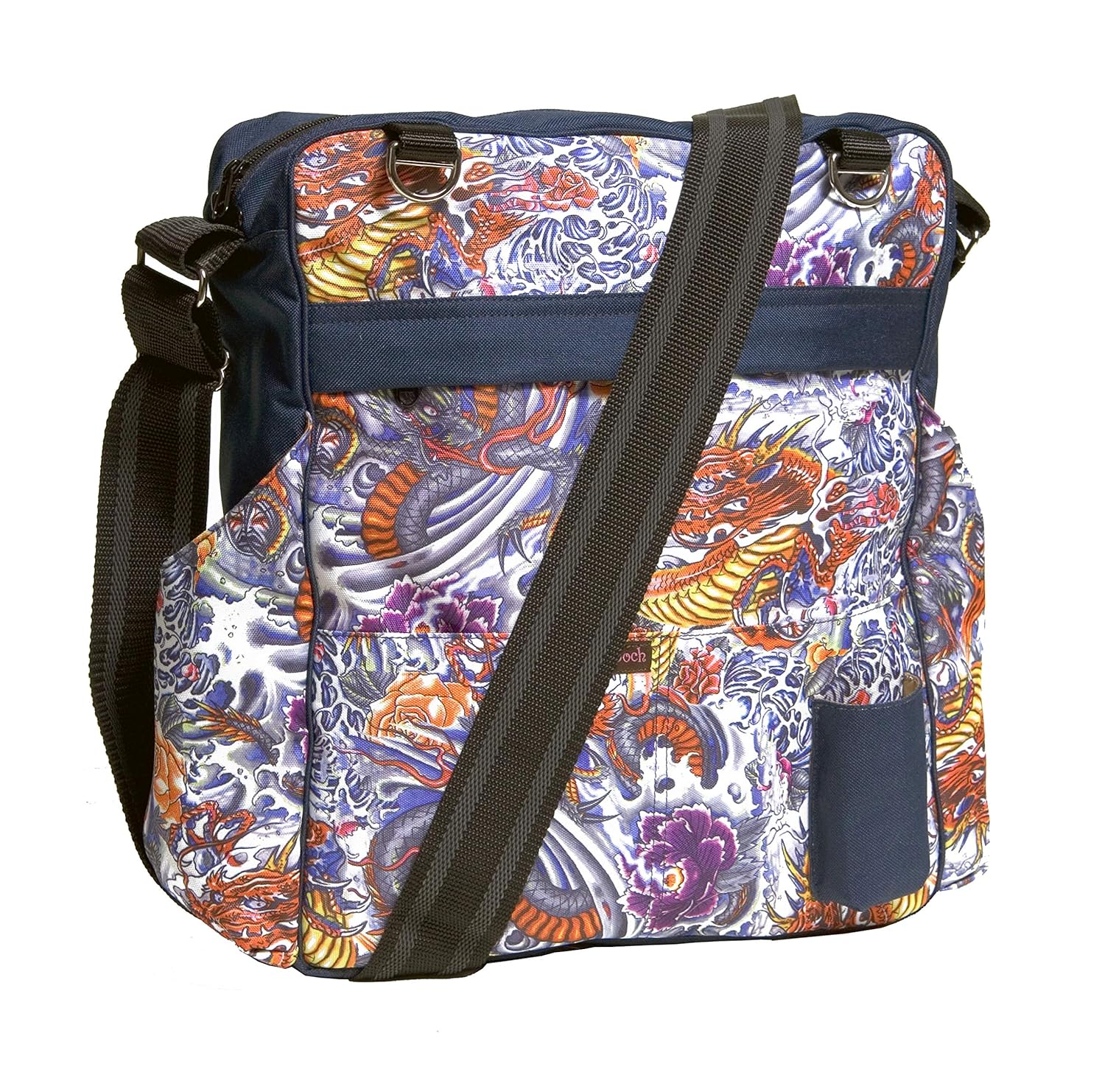 Skooch Crossbody Diaper Bag (15 1/2" x 4 1/2" x 13", Navy)