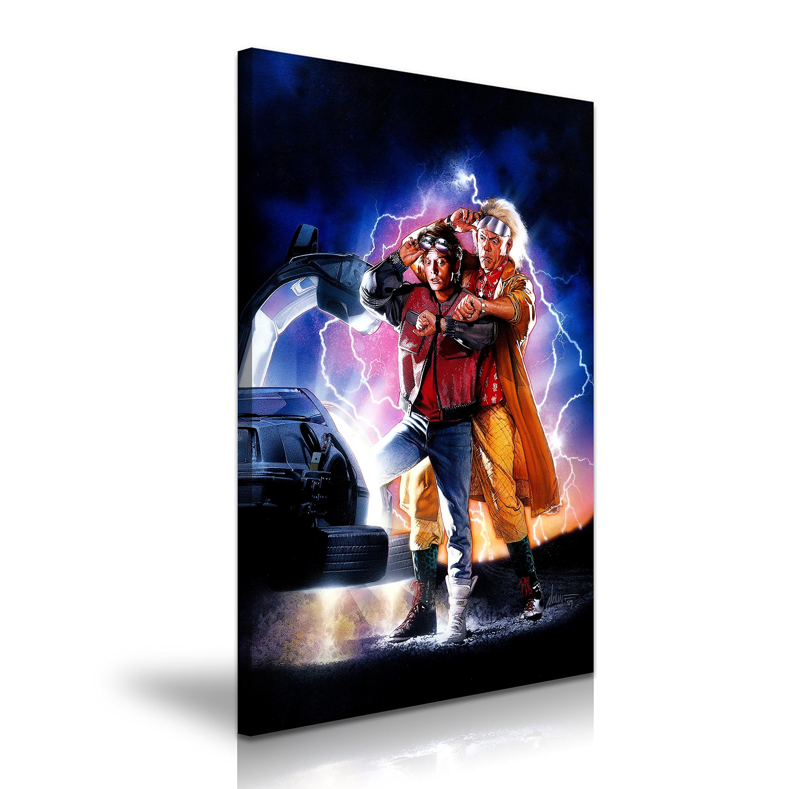 Back to the Future II Movie Poster Canvas Wall Art Picture Print 50x76cm