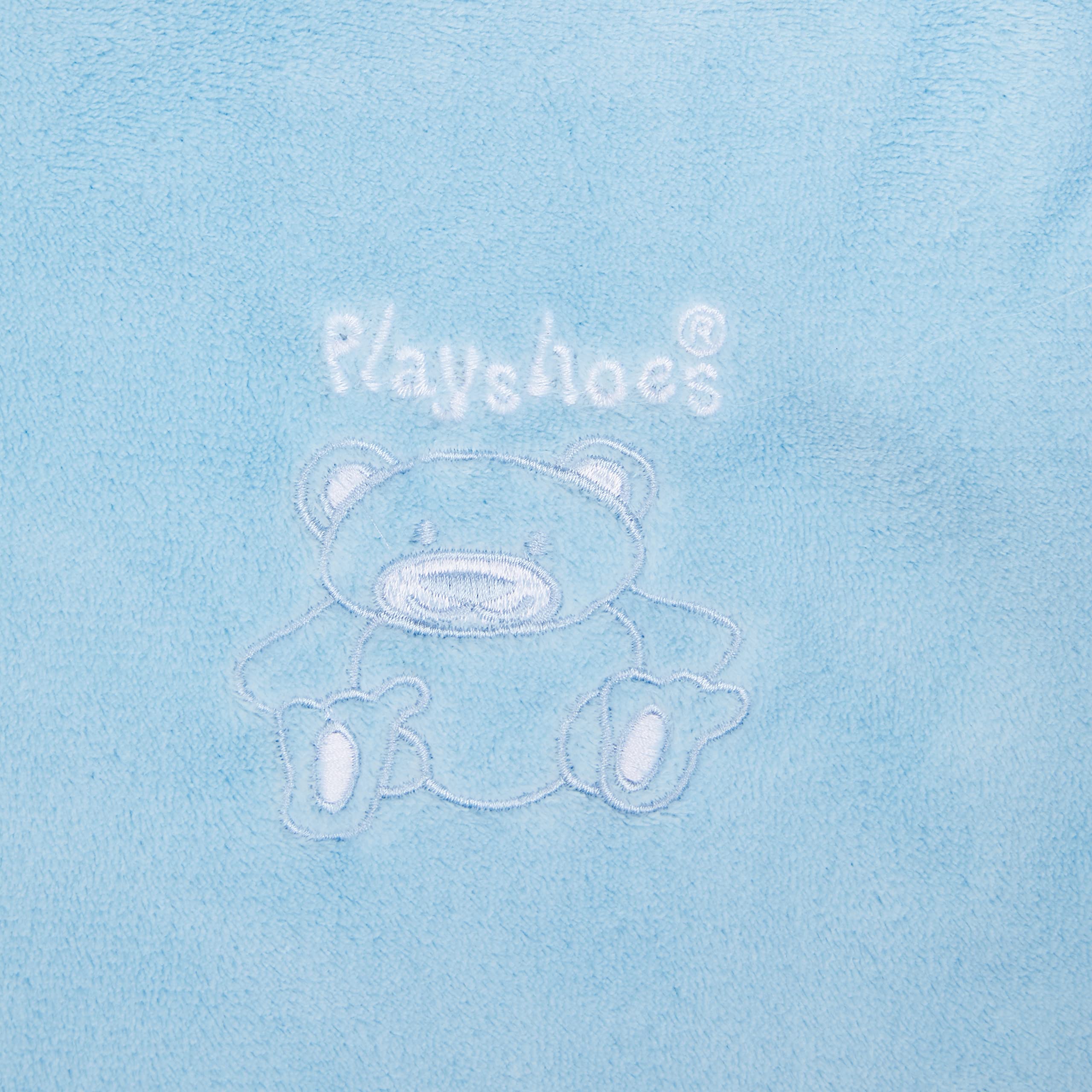 Playshoes Unisex Baby Fleece-Decke Bär 301700, 17 - Bleu, 100 x 150 cm/39.4 Inch x 59 Inch – Ansicht 6