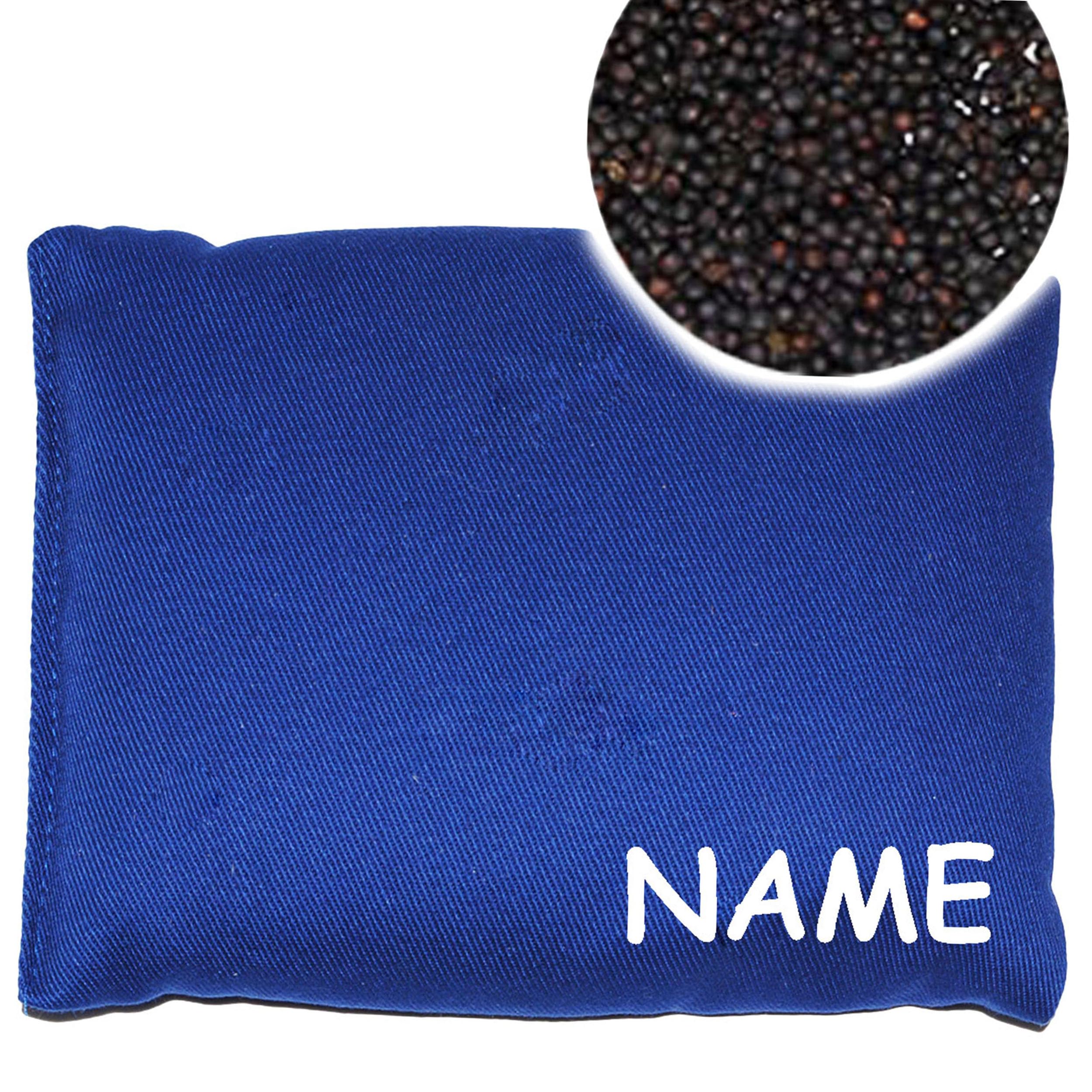 alles-meine.de GmbH 3 Stück Rapskissen/Getreidekissen - incl. Name - Wärme und Kältekissen/Kältekompressen/Wärmekissen - Getreide - 16 * 12 cm - Raps - bei Schmerzen und ..