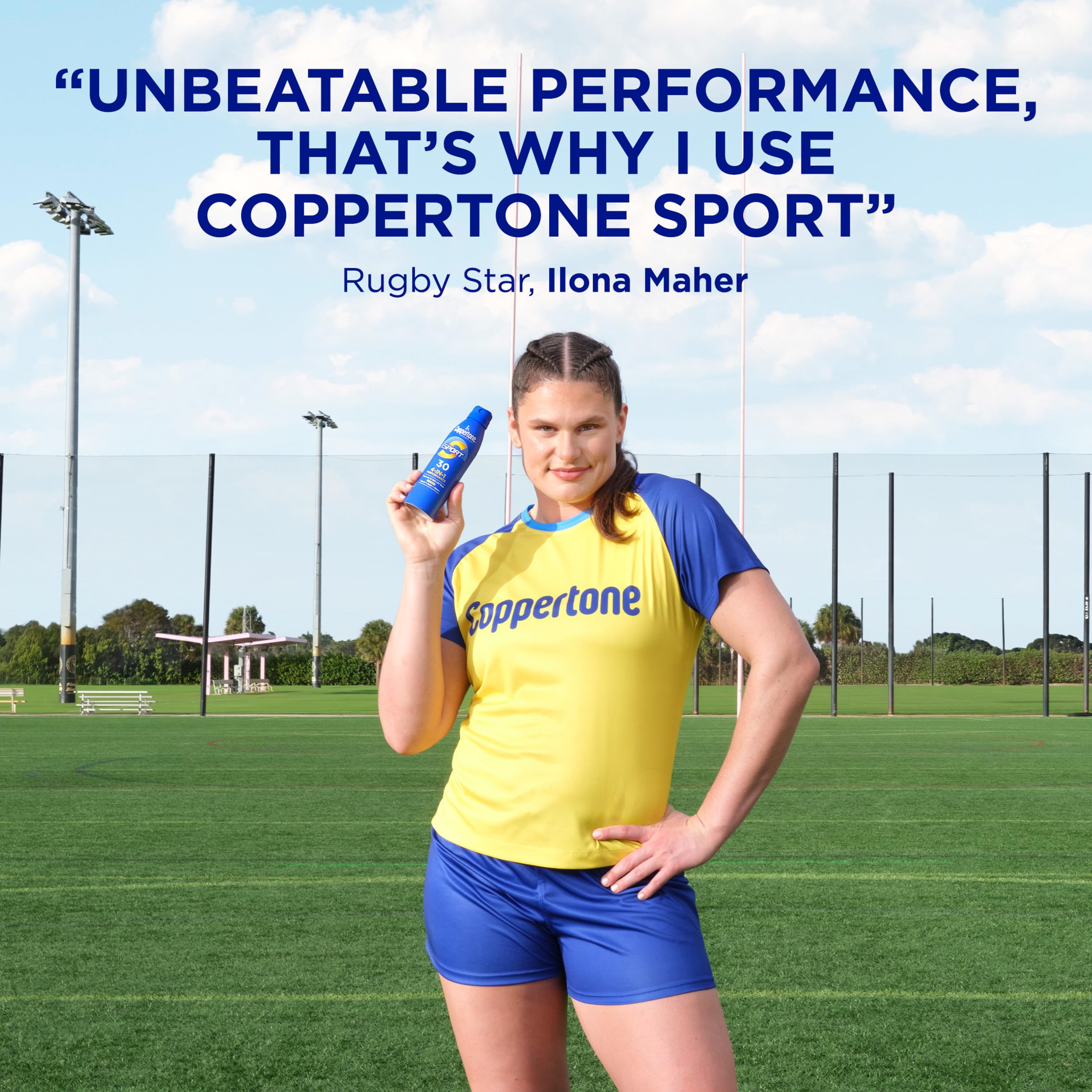 Coppertone Sport Continuous Sunscreen Spray Broad Spectrum SPF 30 (5.5-Ounce Bottle, Twin Pack)