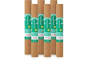 Con-Tact Brand Self-Adhesive Cork Drawer Liner for Multi-Purpose Use
