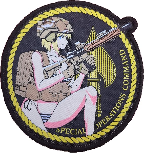 アメリカ特殊作戦軍socom戦争アニメエアガン軍のワッペン ワッペン アップリケ 通販