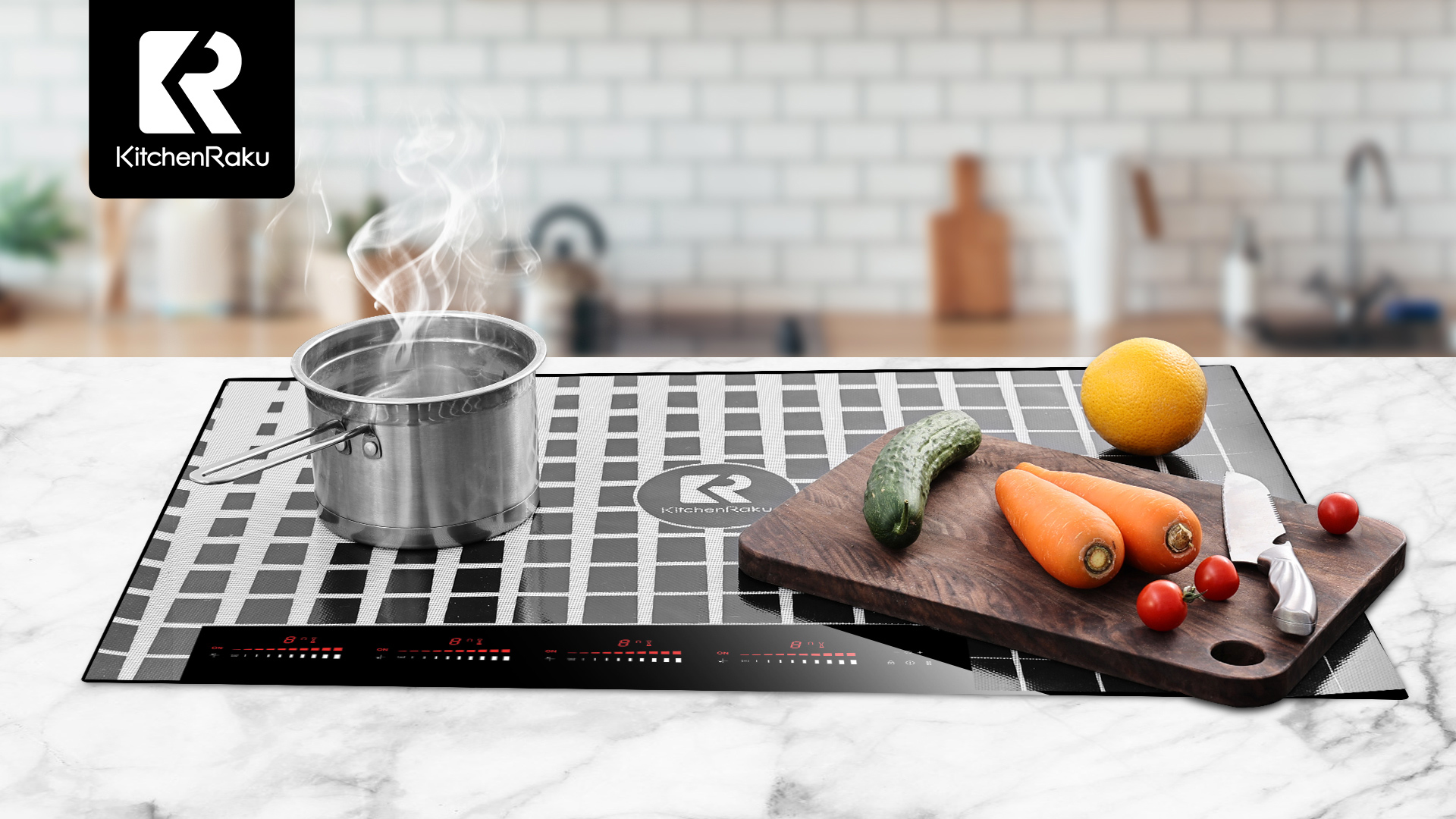 KITCHENRAKU KR Tapis De Bricolage En Silicone Antidérapant