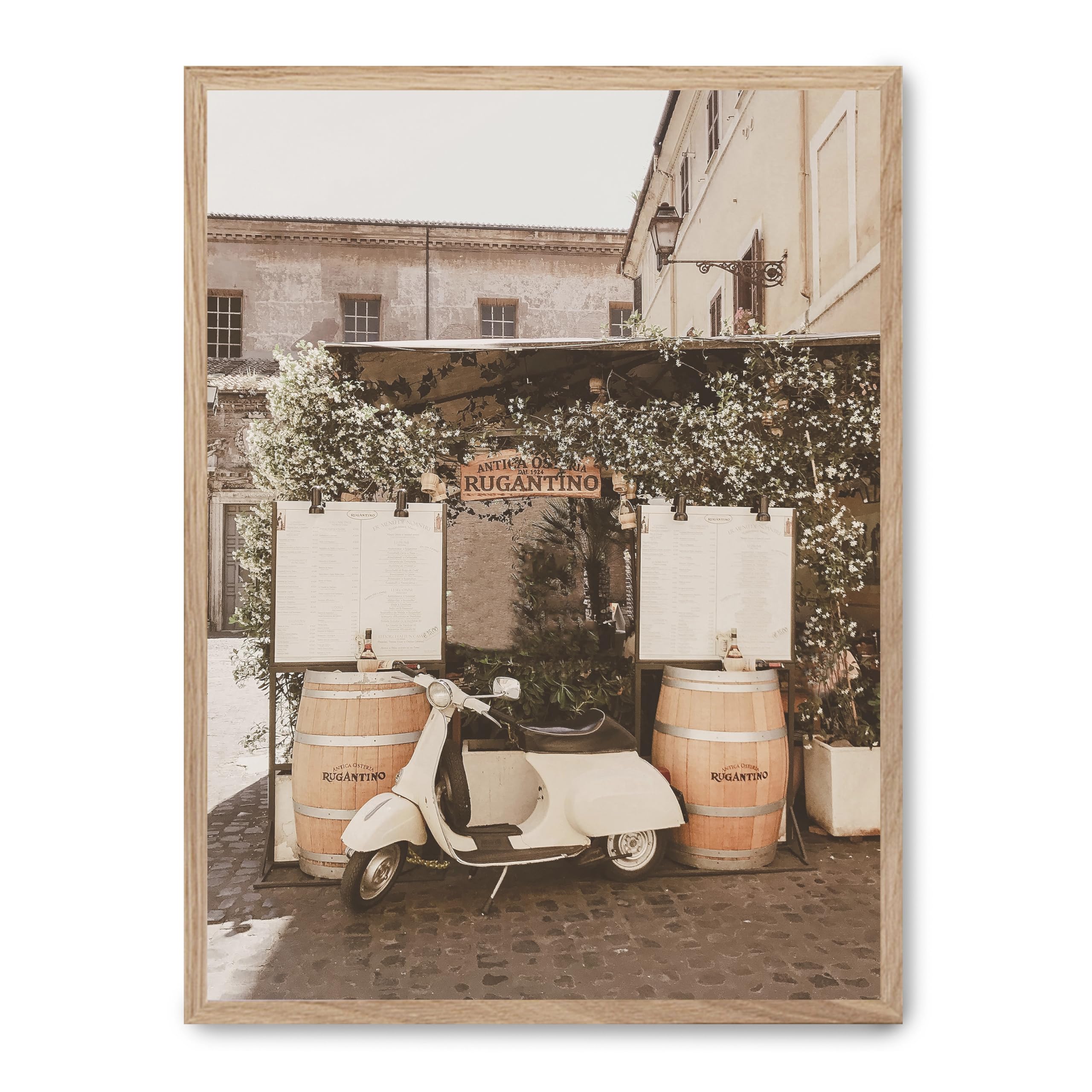 Cuadro Vespa Italy tableau deco vintage affiche italie retro grand format