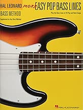 More Easy Pop Bass Lines Supplemental Songbook to Book 2 of the Hal Leonard Bass Method