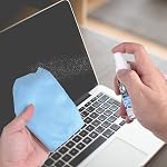 Kit de nettoyage des lentilles et des écrans - 3X Vaporisateur de nettoyage, 3X Tissu en microfibre - Parfait pour nettoyer l'objectif de votre DSLR caméra