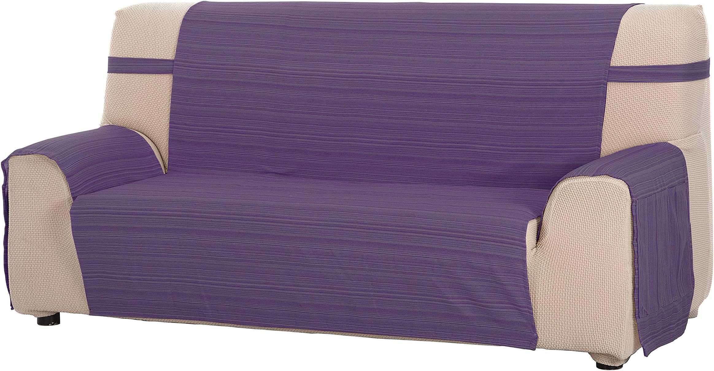Martina Home Covers Sofa/salvasofa Model Ribera Color Action 3 Square 170 x 210 cm, Fabric, Lilac, 32 x 42 x 8 cm