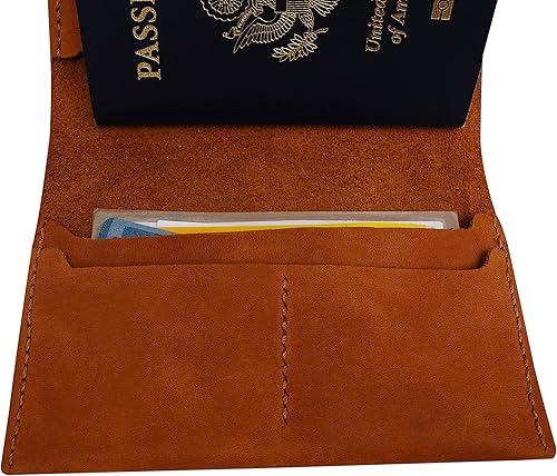 Miniatura 4 de Ojo egipcio de Ra hecho a mano cuero genuino titular del pasaporte caso HLT_01