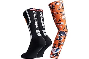 Youth Basketball Accessories: Socks and Arm Sleeves for Young Athletes