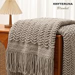 #6 Super Bulky Blanket Yarn for Crocheting - 4 Skeins(Each 10.5oz/300g, 220yds/201m), Chunky Chenille Thick Plush Big Soft Yarn for Crocheting Knitting Blankets, Khaki