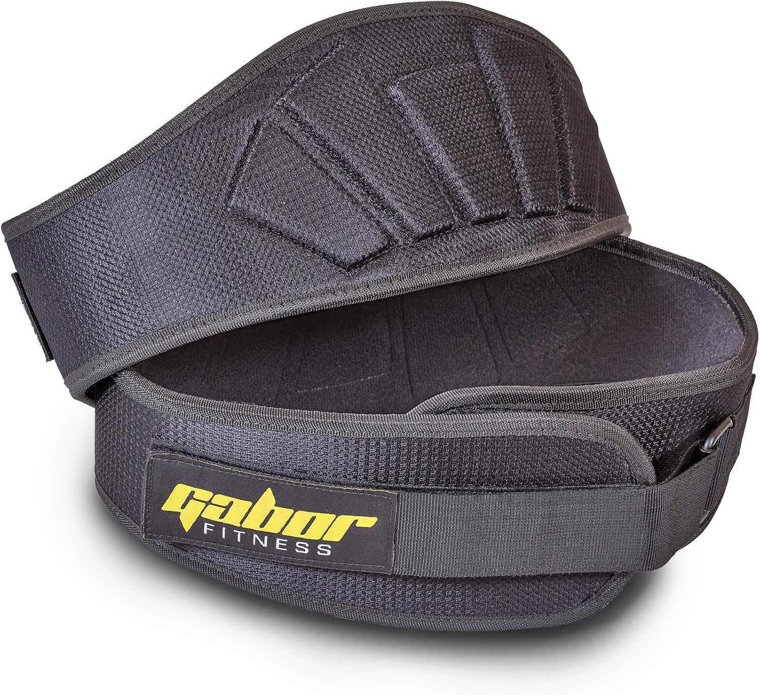 Gabor Fitness Contoured Neoprene Back Support Weight Lifting Belt, 6Inch/Large/X