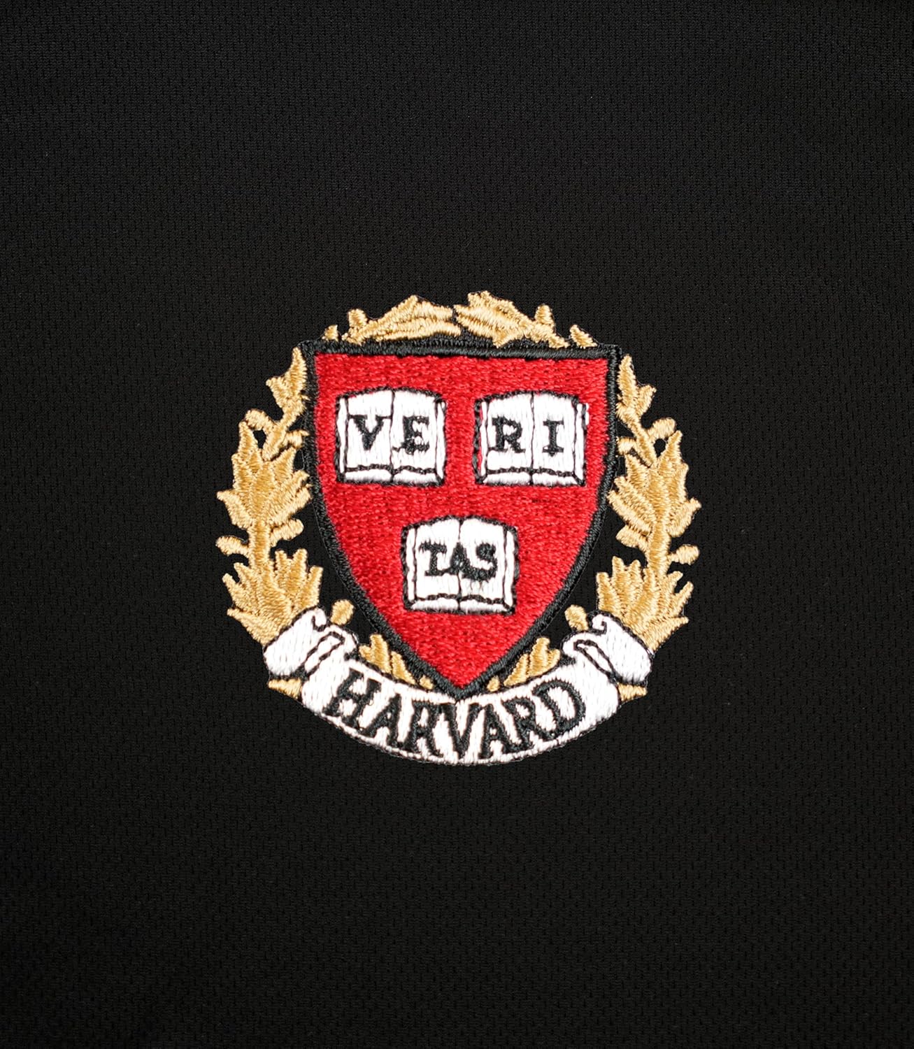 Men's Collegiate Polyester Mesh Team Icon Polo, Harvard Crimson, Large