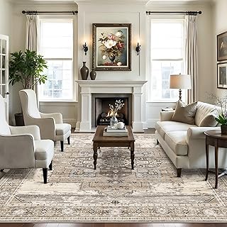 RUUGME Soft 11x11 Rug - Large Rugs for Living Room Stain Resistant Carpe...