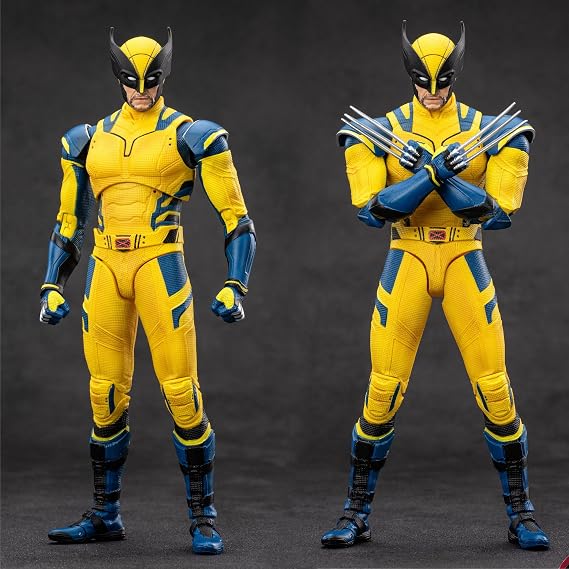 LonullyMege 7 inch Wolverine Movie Style Action Figure All Joints Movable Anime Toys|1/10 Scale Collectable Desktop Decoration with Lots of Accessories and Gift Set