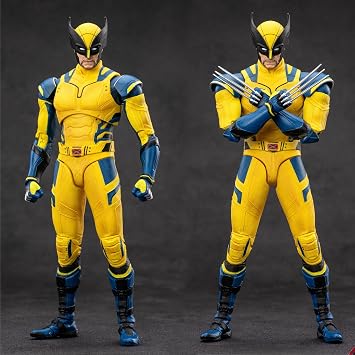 LonullyMege 7 inch Wolverine Movie Style Action Figure All Joints Movable Anime Toys|1/10 Scale Collectable Desktop Decoration with Lots of Accessories and Gift Set