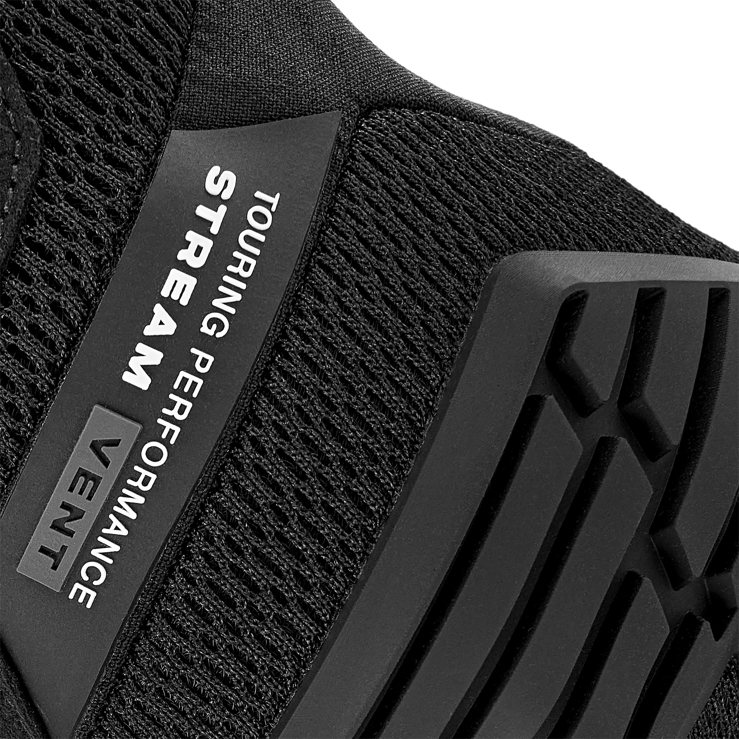SHIMA STREAM Gants Moto Homologué Femme Textile Longues Ete Ventilé Protecteur Perforé Gant Protecion Norme Touchscreen Ventilation Scooter Trotinette Motocyclette (Femmes, Noir, XS)