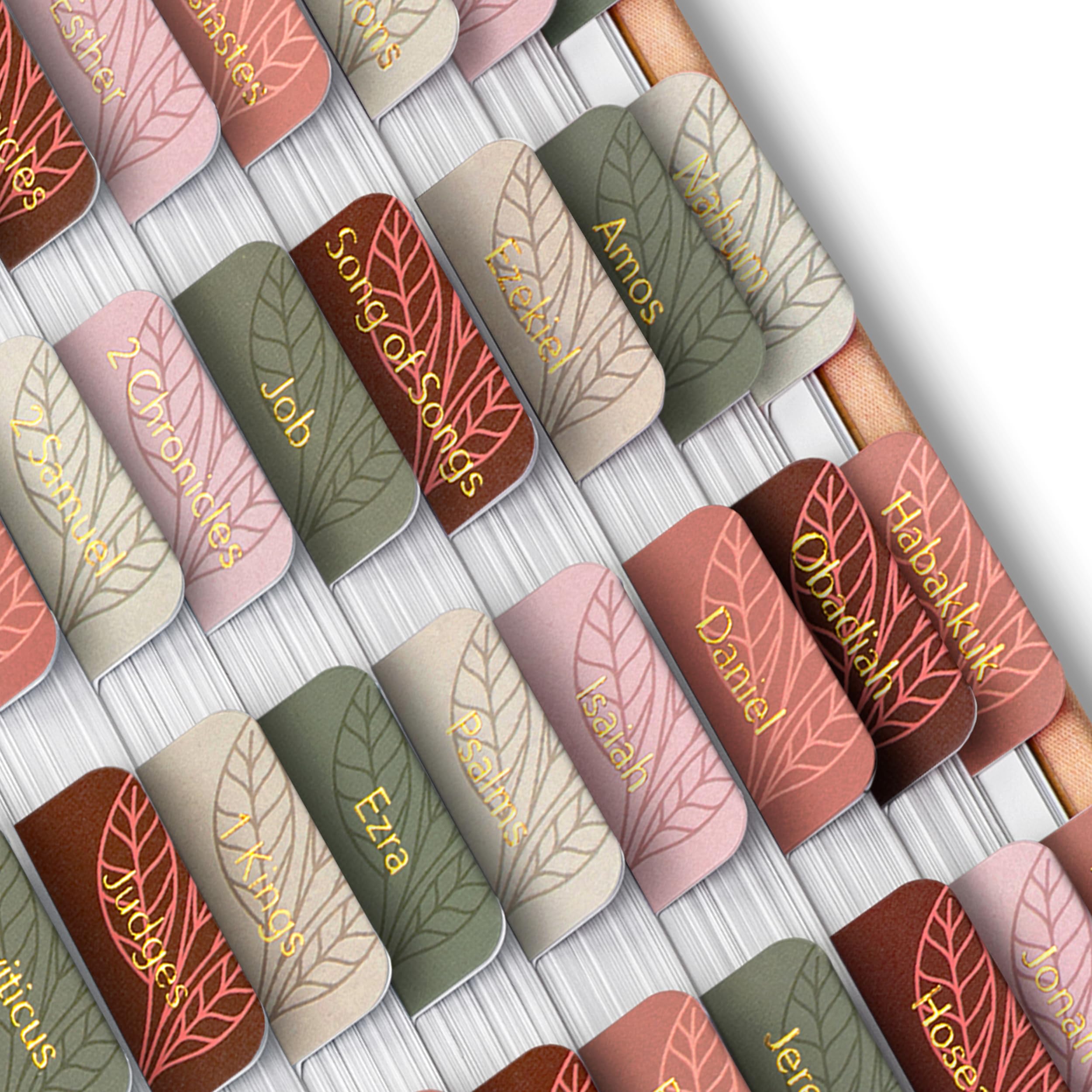 Mr. Pen Gold Bible Tabs, 75 Tabs, Autumnal Earth, Laminated, for Study Bible Indexing - main product image