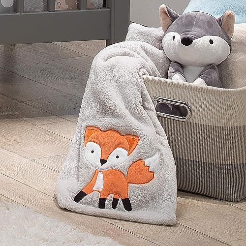 Miniatura 3 de Bedtime Originals Woodland Friends - Manta para bebé, color gris