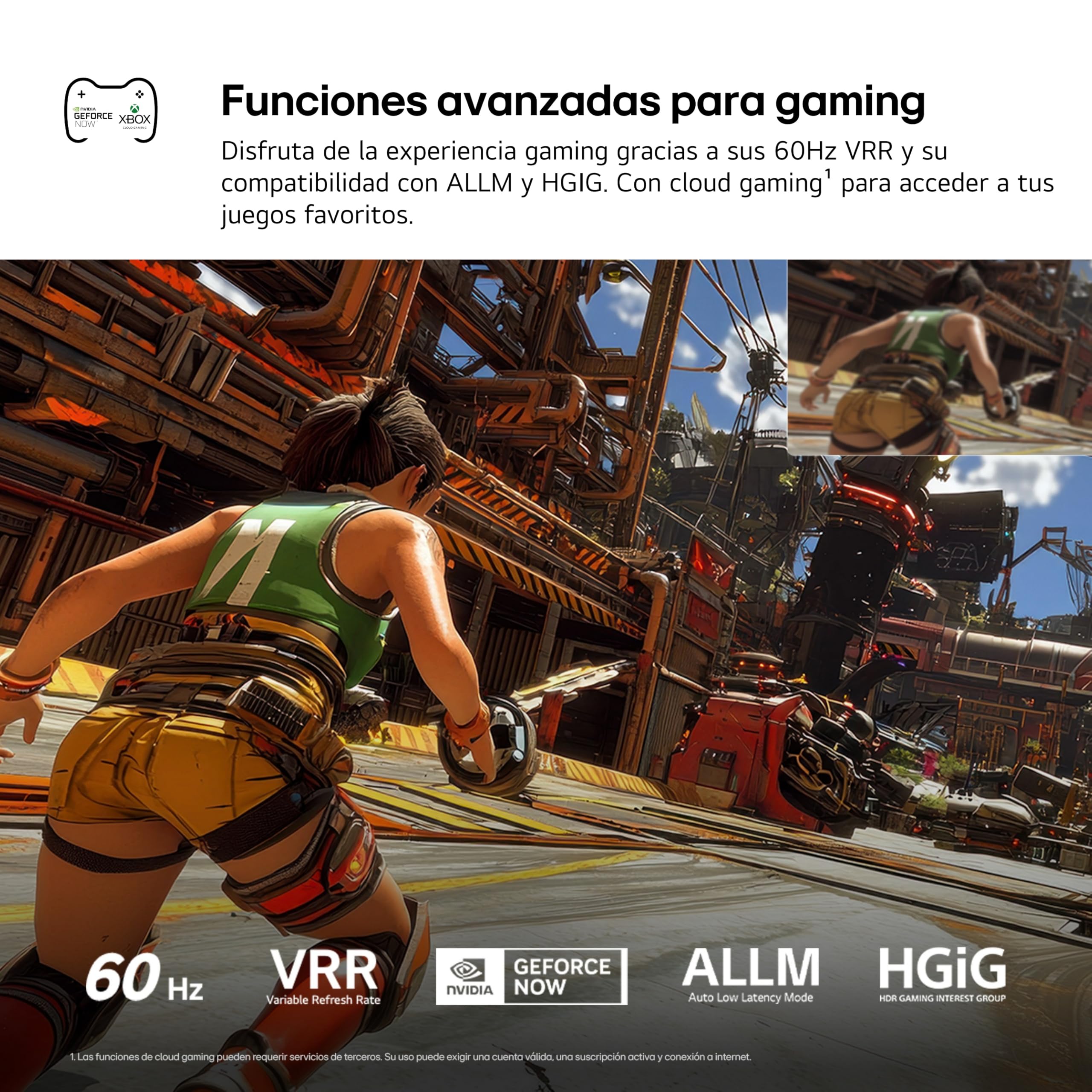 LG 43QNED70B6C - TV 43", QNED MiniLED, 4K AI, Smart TV, WebOS 25, Sin Reflejos al 94%, Procesador Alpha 5 Gen7 AI, 120Hz, Super Upscaling, HDR10 y Dolby Digital Plus, Alexa/Google Assistant, Negro