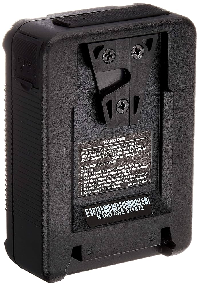 FXLION NANO ONE Vマウント FXLION ワイヤレス充電機能搭載Vマウントバッテリー「NANO ONE