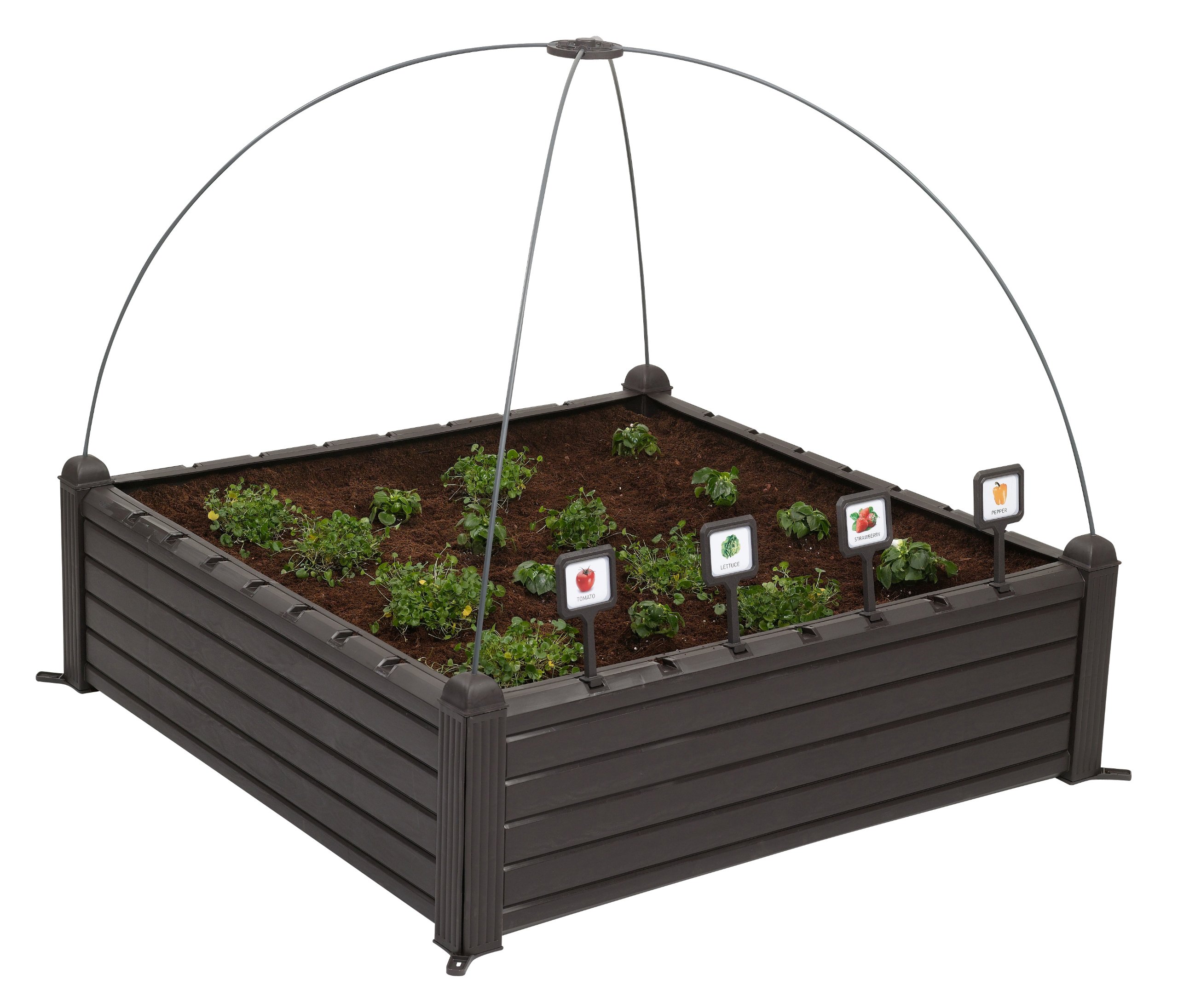 Roestig verhoogd tuinbed 320x40x45 cm cortenstaal