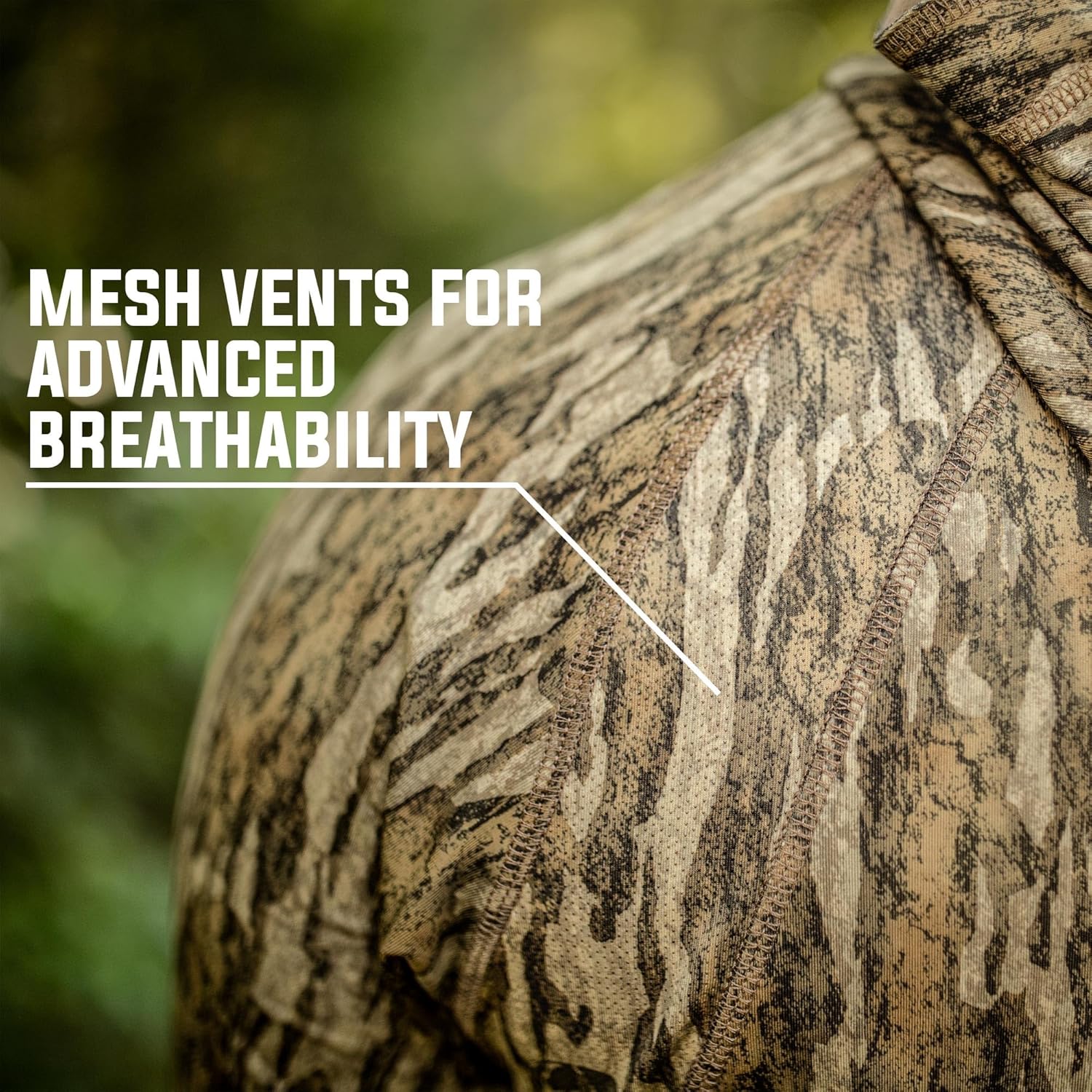 Mossy Oak Standard Mens Camo Hoodie Lightweight Hunting Shirts, Country Roots, Medium - Image 6