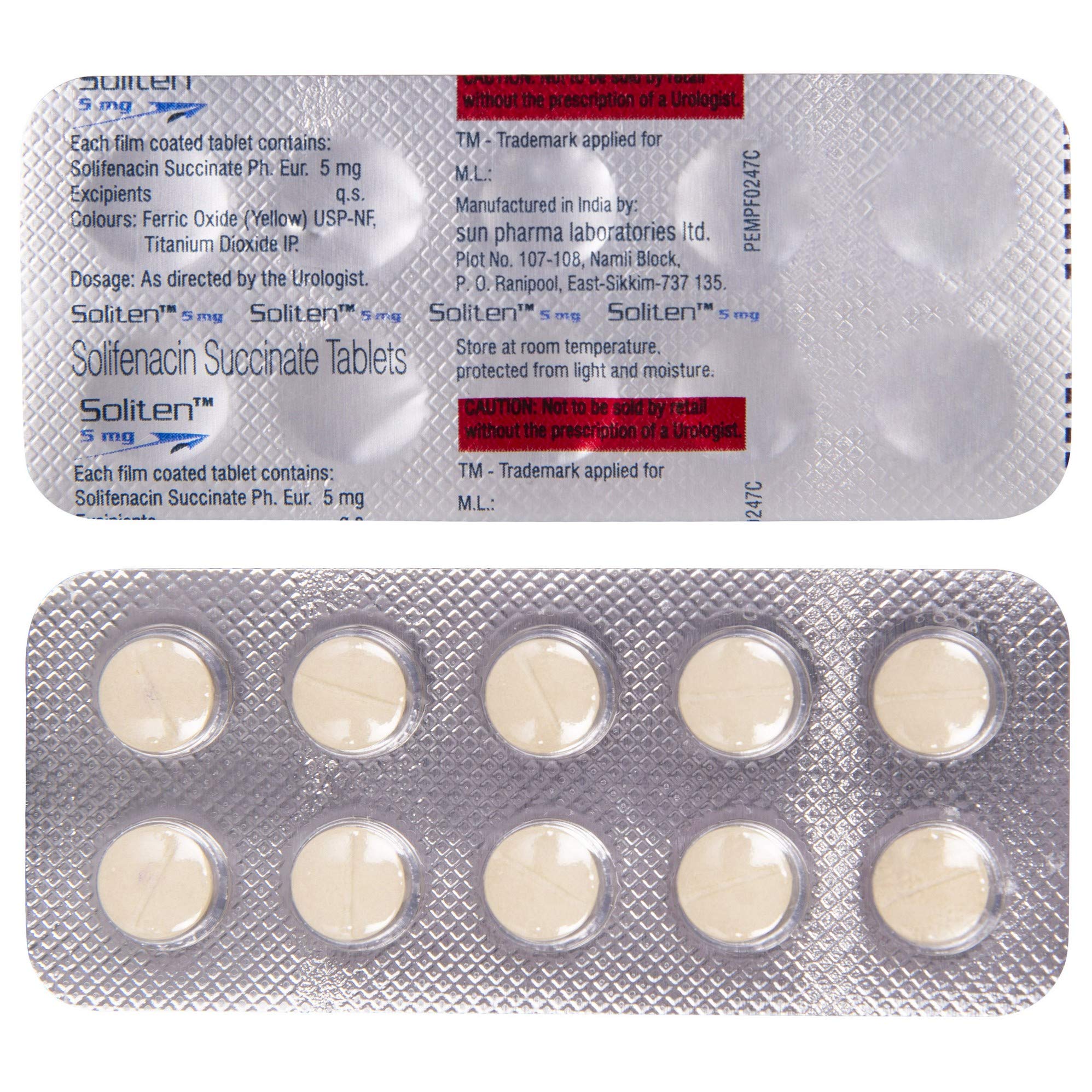 Soliten 5 - Strip of 10 Tablets