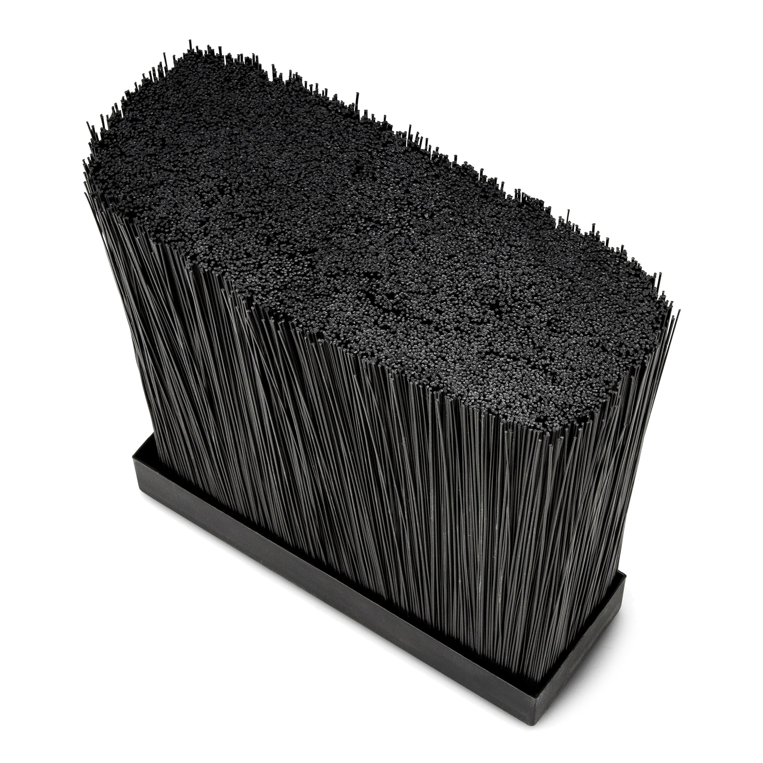 Continenta Bloque Porta-Cuchillos de Caucho con Insertos de plástico Flexible, 22 x 9 x 21,5 cm