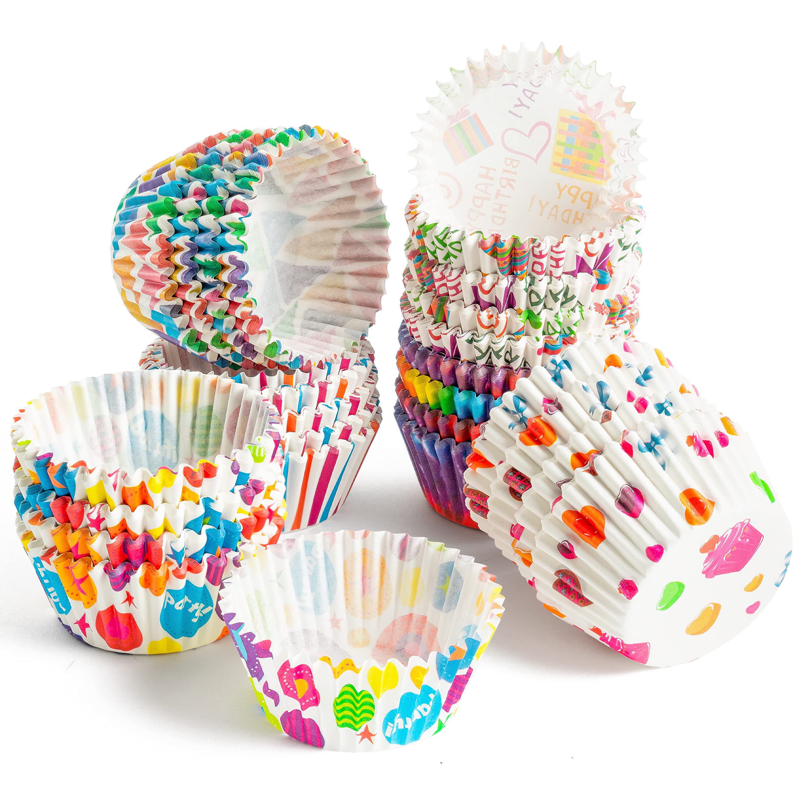 100x Cupcake-Förmchen Mit Hundepfoten-Muster – Backzubehör Für Feste