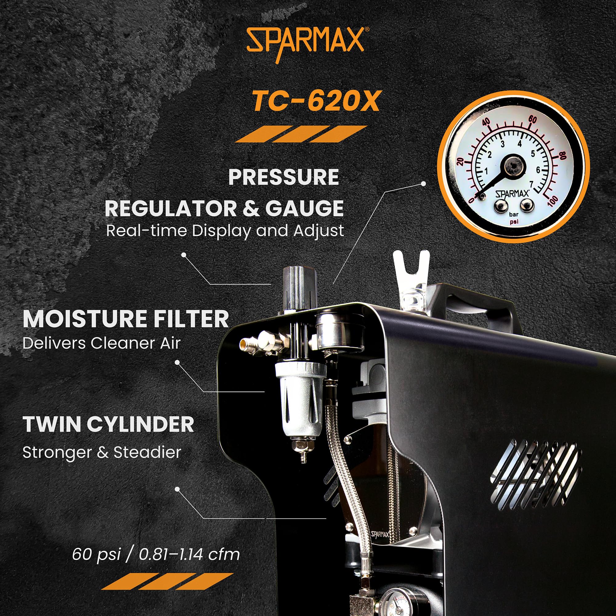 Amazon.com: Oil-Free Silent Compressor Sparmax TC-620X : Arts Amazon.com: Oil-Free Silent Compressor Sparmax TC-620X : Arts
