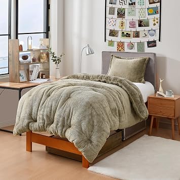 Bae, She Thick - Coma Inducer Twin XL Comforter Set - Silver Sage