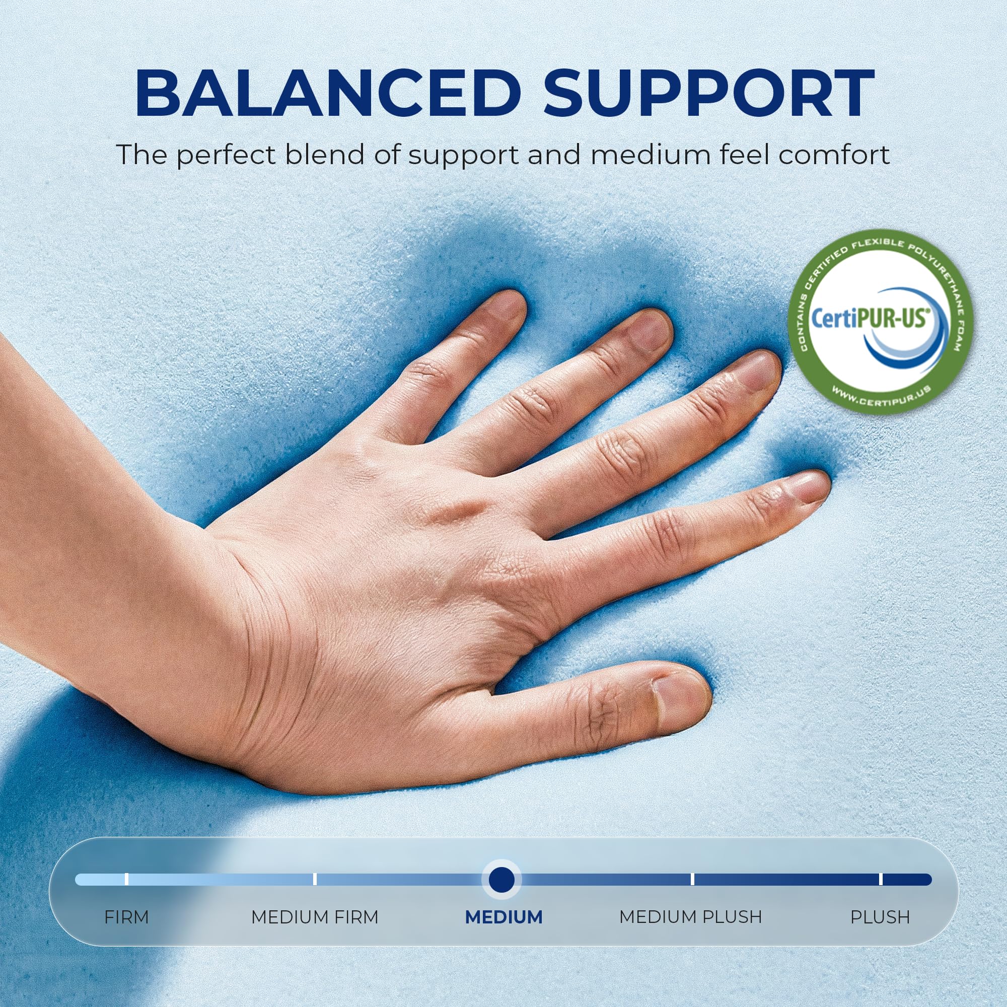 Neo Sleep 6 Inch Twin Cooling Gel Memory Foam Mattress, Medium Feel Comfort & Su — product photo